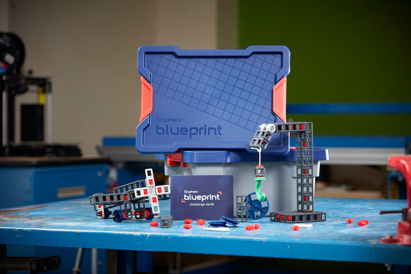 The Sphero Blueprint Build Kit in a STEM classroom setting.