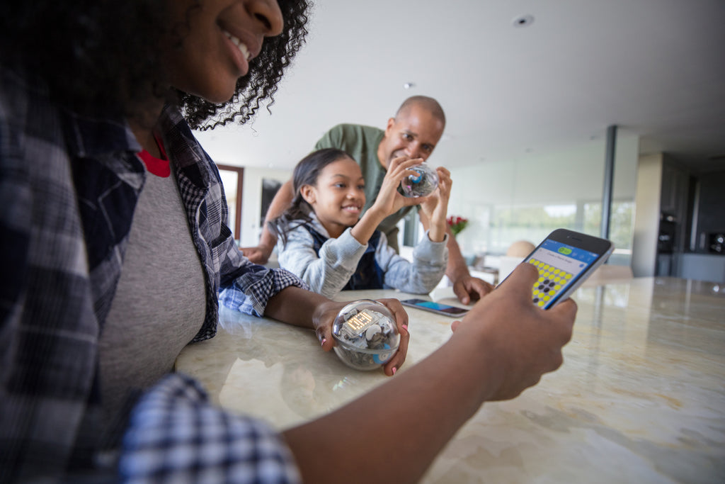 Parents are making learning fun at home by doing homework with their kids.