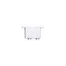 White littleBits Servo Mount Bucket.