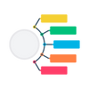 An icon of an infographic.