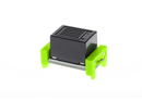 Green littleBits o6 buzzer side view.