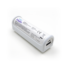 littleBits rechargeable battery side view.