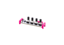 Pink littleBits i36 micro sequencer bit side view.