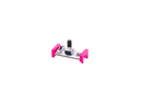Pink littleBits oscillator bit side view.