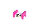 Pink littleBits i12 temperature sensor bit side view.
